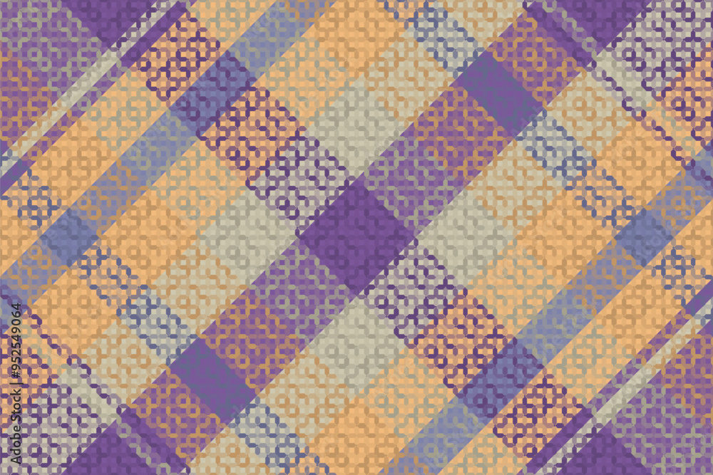Tartan plaid pattern with texture. Tartan plaid pattern with texture.