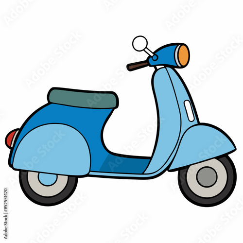 scooter vector illustration