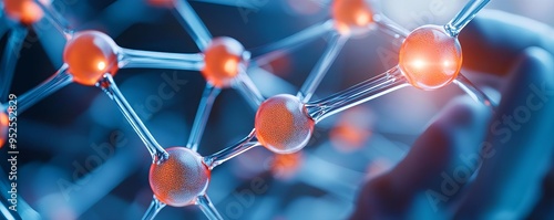 Cells grown on graphene-coated surfaces for enhanced conductivity, advanced materials, biotechnological innovation photo