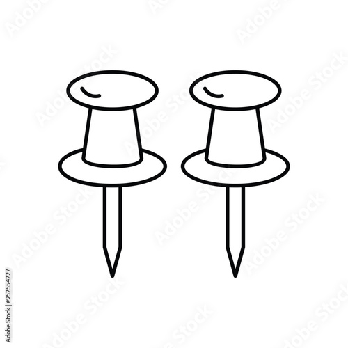 Board Pins vector icon