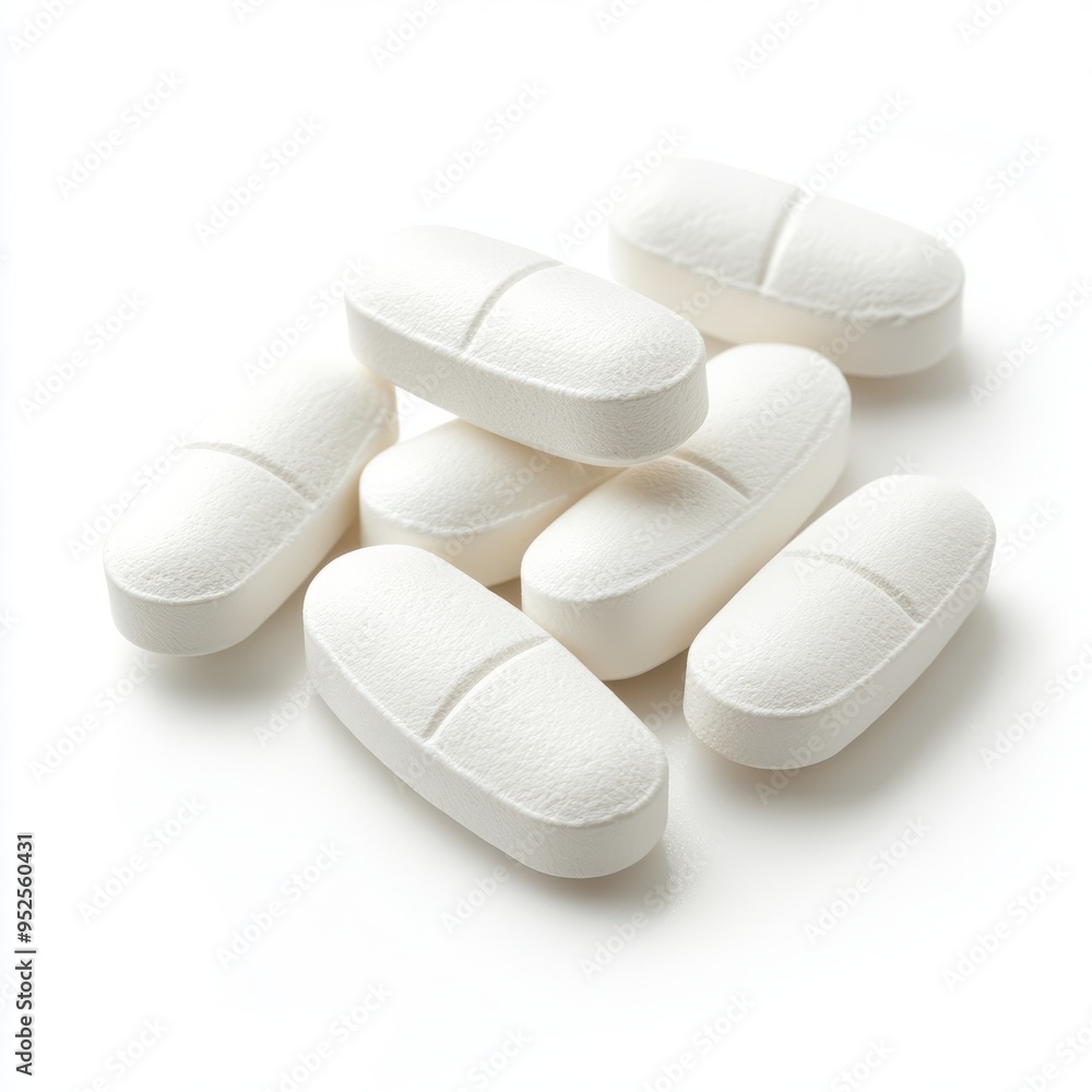 close up of Pill, isolated on white background close up of Pill, isolated on white background