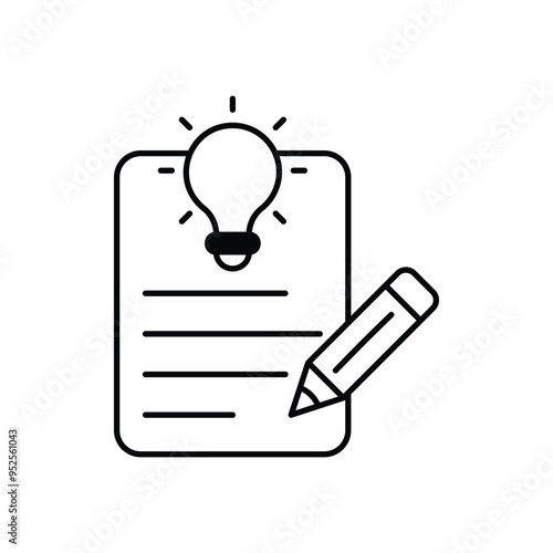 Creative Writing vector icon