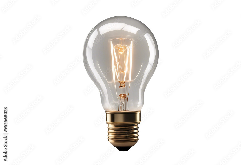 Light bulb isolated on transparent background Light bulb isolated on transparent background