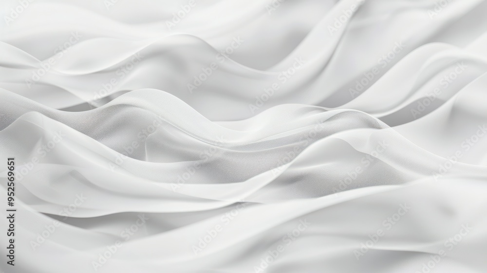 Abstract White Fabric Abstract White Fabric