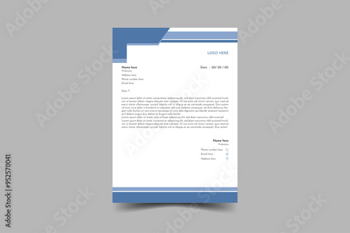 Fotografie Creative and modern corporate business latter head