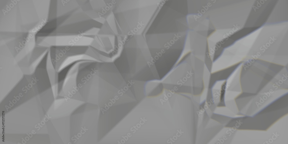 Fototapeta premium Gray crumpled paper texture background. white fabric crushed textured crumpled. white wrinkly backdrop paper background. gray paper texture material.panorama grunge wrinkly paper texture.paper texture