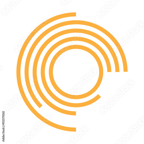 Radial icon template