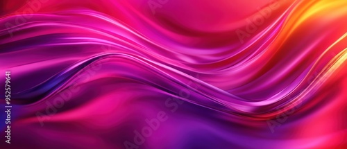 A vibrant abstract wave of colors, showcasing elegant shades of pink, purple, and gold, perfect for backgrounds or creative projects.