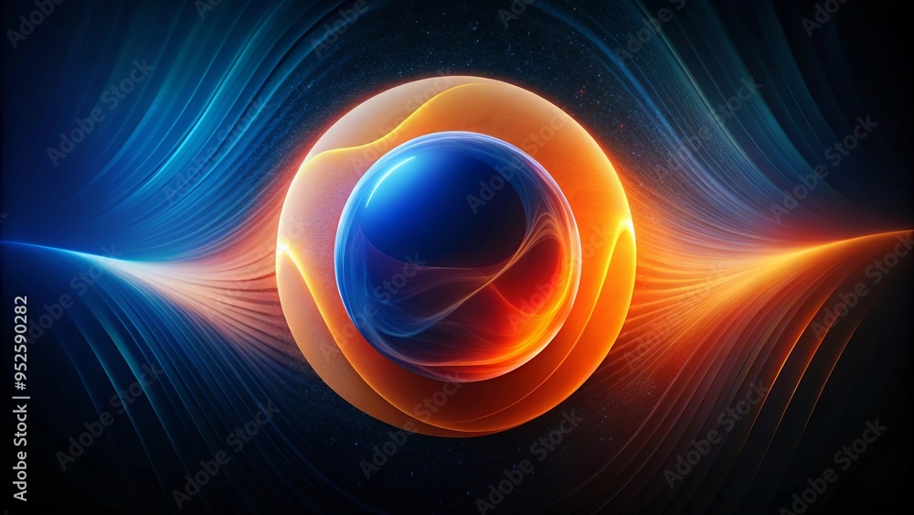The energy of colors: discover the secrets of an abstract image with orange accents on a black background.
The energy of colors: discover the secrets of an abstract image with orange accents on a black background.