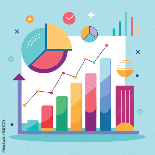 Business Graph Illustration