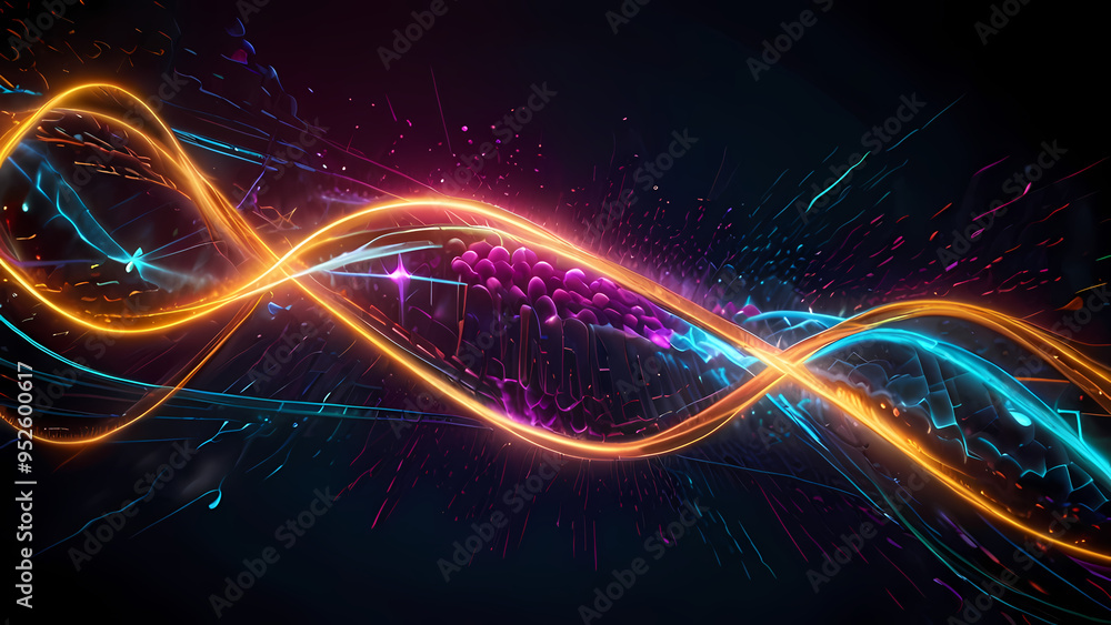 abstract background illustrating the dynamic energy of ions in motion abstract background illustrating the dynamic energy of ions in motion
