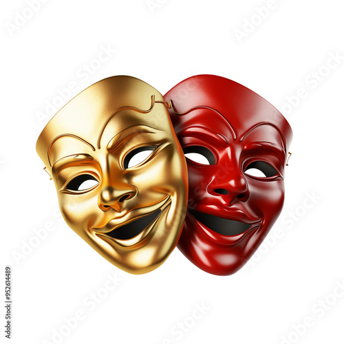 comedy masks transparent background