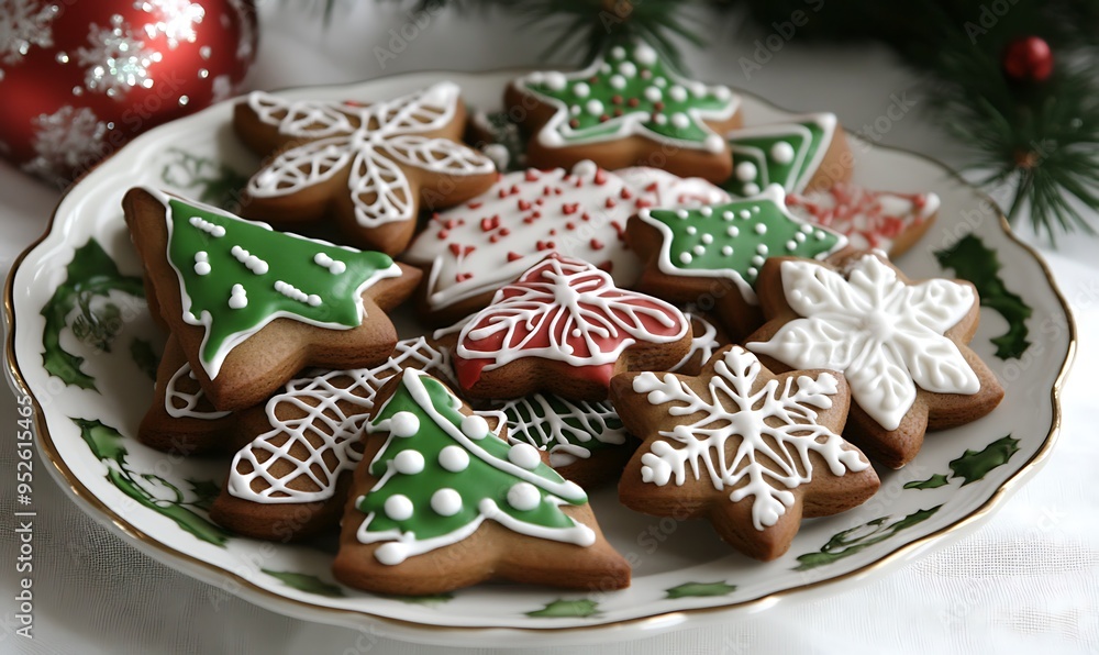 Christmas gingerbread cookies . Christmas gingerbread cookies .