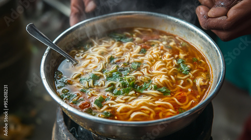 Tibetan Noodle Soup Originated in Tibet photo