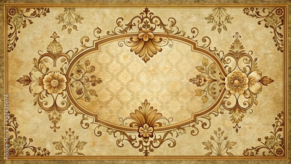 Obraz premium vintage+border+elements