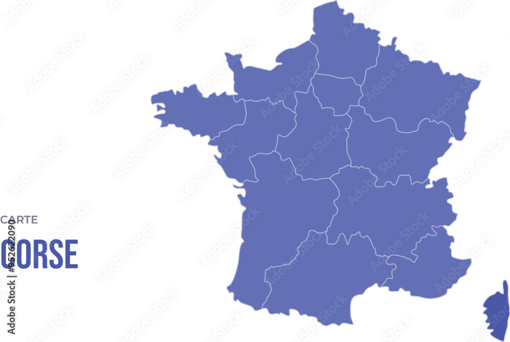 Infographie Carte France Corse Infographie Carte France Corse