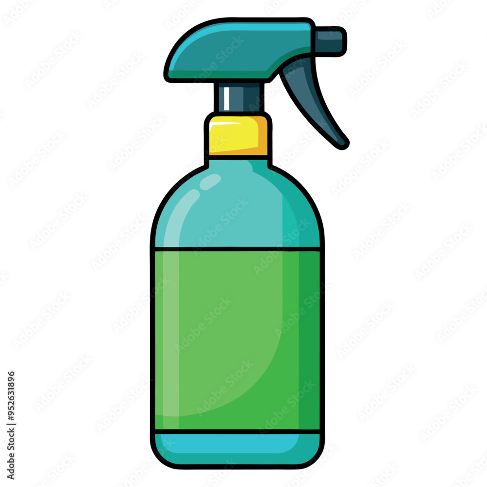 Clean Spray Bottle Vector Illustration Clean Spray Bottle Vector Illustration