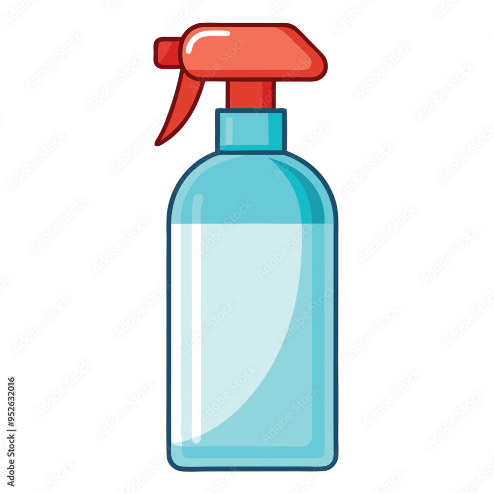 Clean Spray Bottle Vector Illustration Clean Spray Bottle Vector Illustration