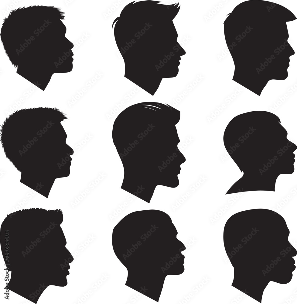 Side View of Men Face Vector Illustration. Set of Men Profile. Set of Silhouettes of People Heads Vector. Set of twelve Men Profile Vectors. Set of 12 Men Characters. Side View. Businessmen Profile. Side View of Men Face Vector Illustration. Set of Men Profile. Set of Silhouettes of People Heads Vector. Set of twelve Men Profile Vectors. Set of 12 Men Characters. Side View. Businessmen Profile.