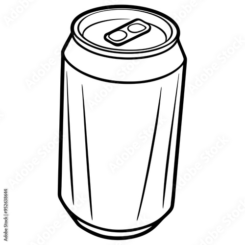 illustration of a can drink