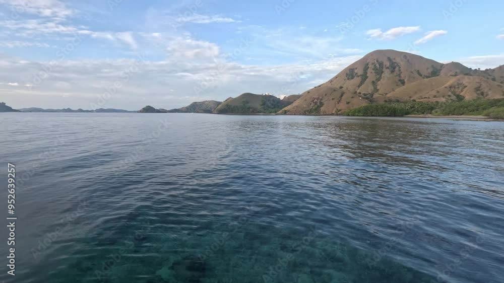 Beautiful landscape of Komodo National Park islands Beautiful landscape of Komodo National Park islands