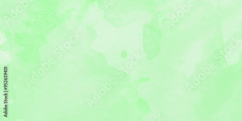 Set of abstract green watercolor water splash on a white background.poster, cover, banner, flyer, cards. Hand drawn light green spring illustration for design,watercolor background concept, vector.