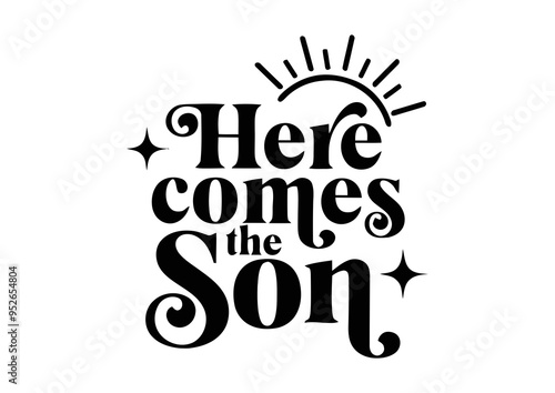 Baby Shower Boy Svg, Here comes the Son svg, Cute baby reveal svg, boy mom svg, png, digital download file, baby boy svg, sublimation