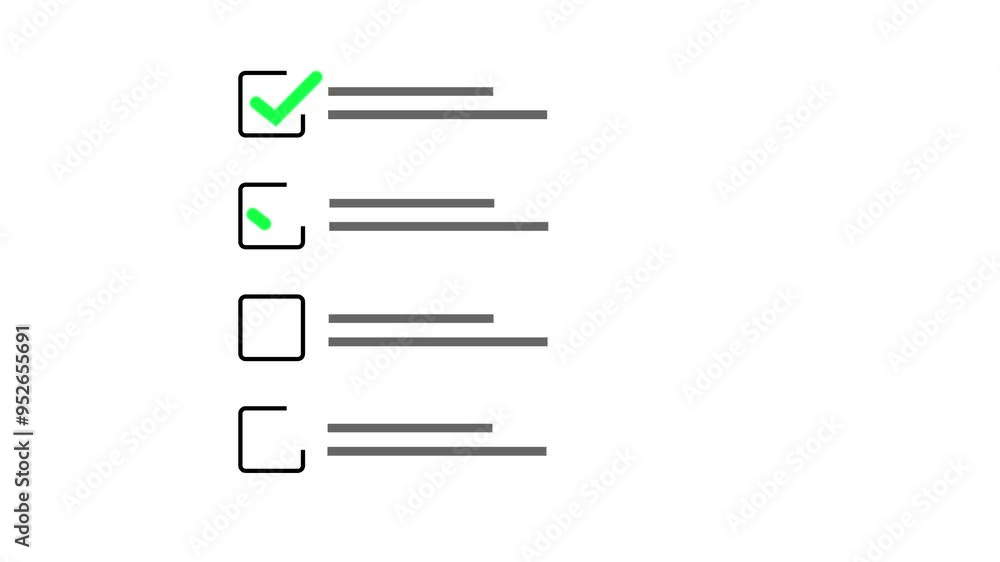 Check list web template, isolated on transparent background with alpha channel .Check List Web Template 4k Animation ,Motion graphics Check list web template, isolated on transparent background with alpha channel .Check List Web Template 4k Animation ,Motion graphics