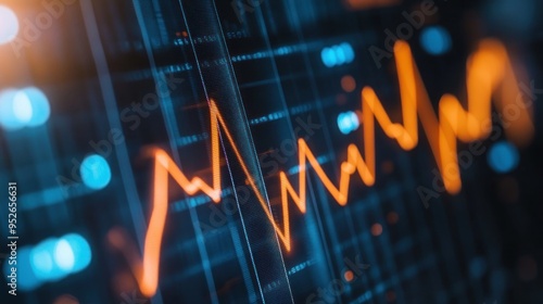 Fluctuating Stock Market Graph