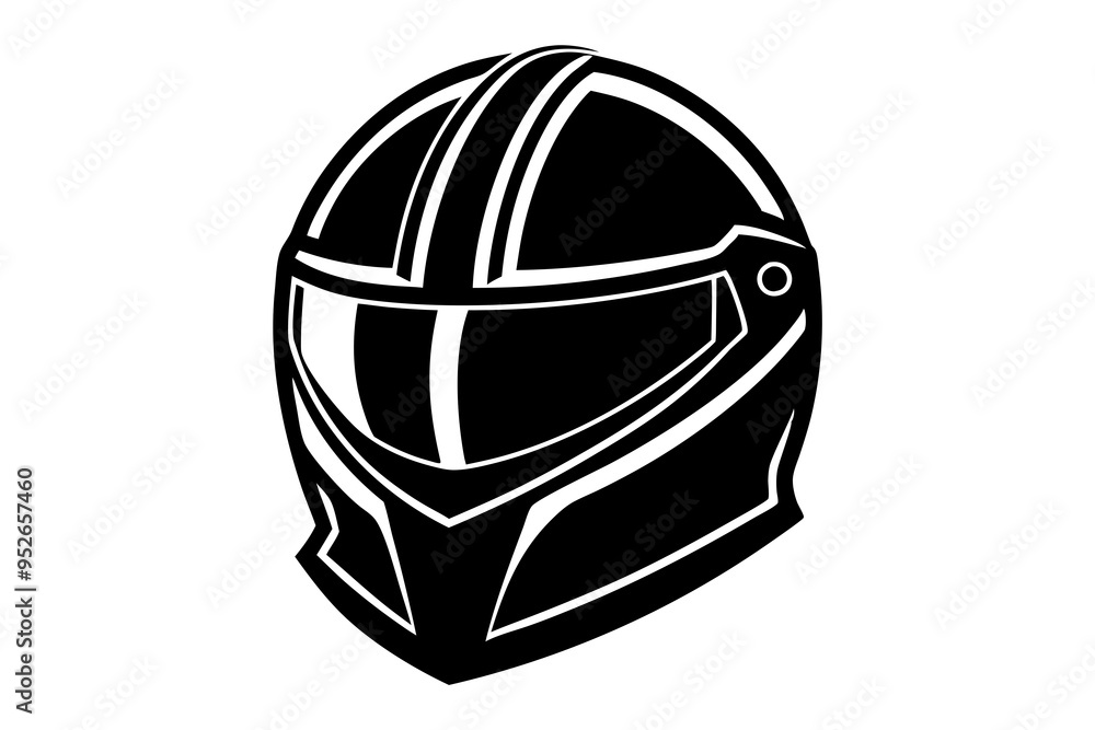 Fototapeta premium helmet isolated on black