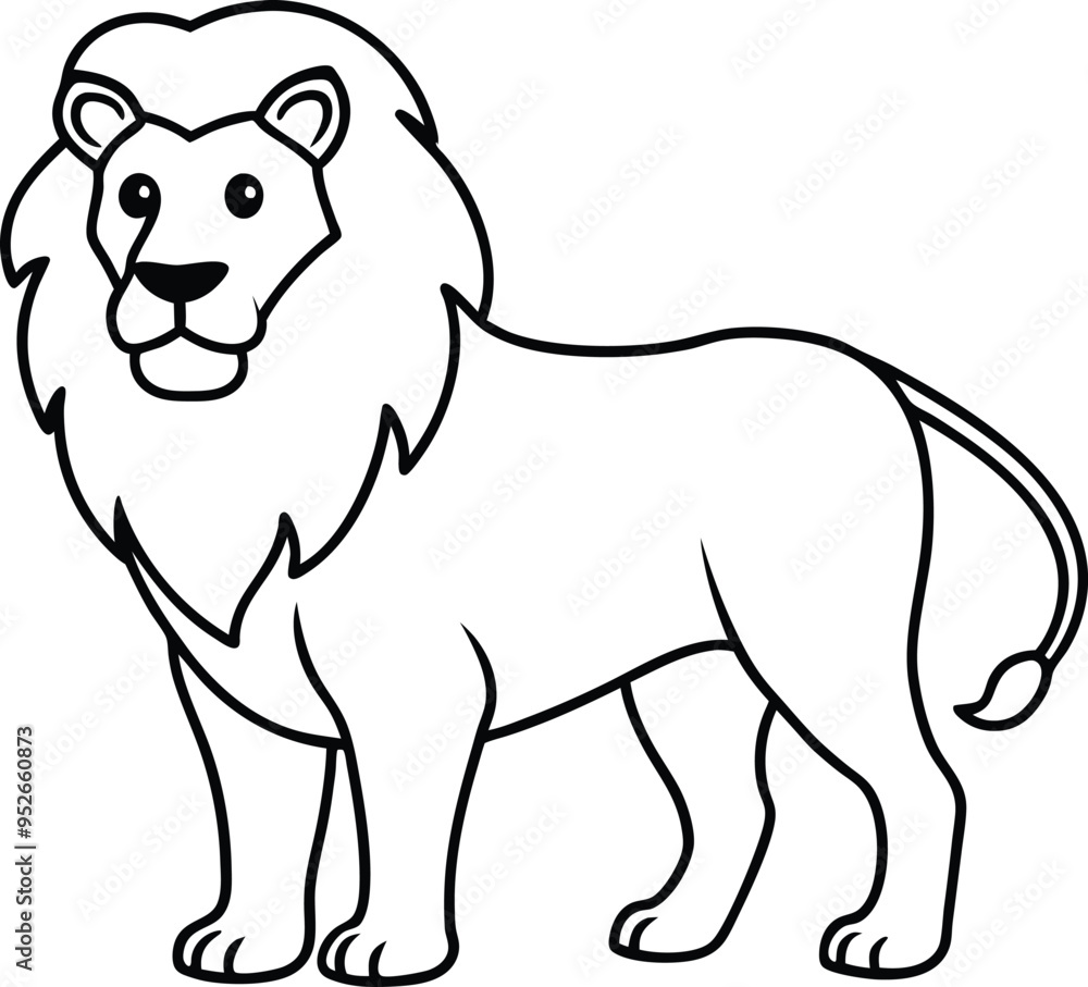 carton style new design a lion picture carton style new design a lion picture