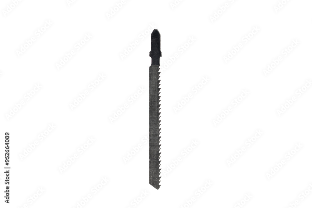 Cutting Jigsaw Blade on a white background. Cutting Jigsaw Blade on a white background.