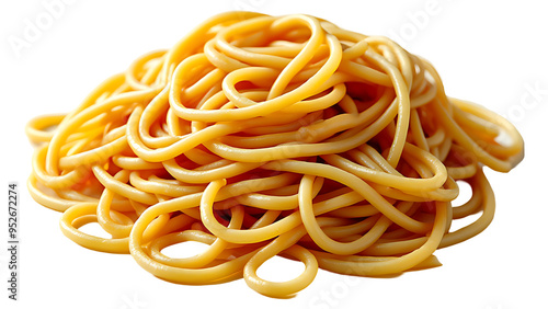 Tasty noodles on a transparent background