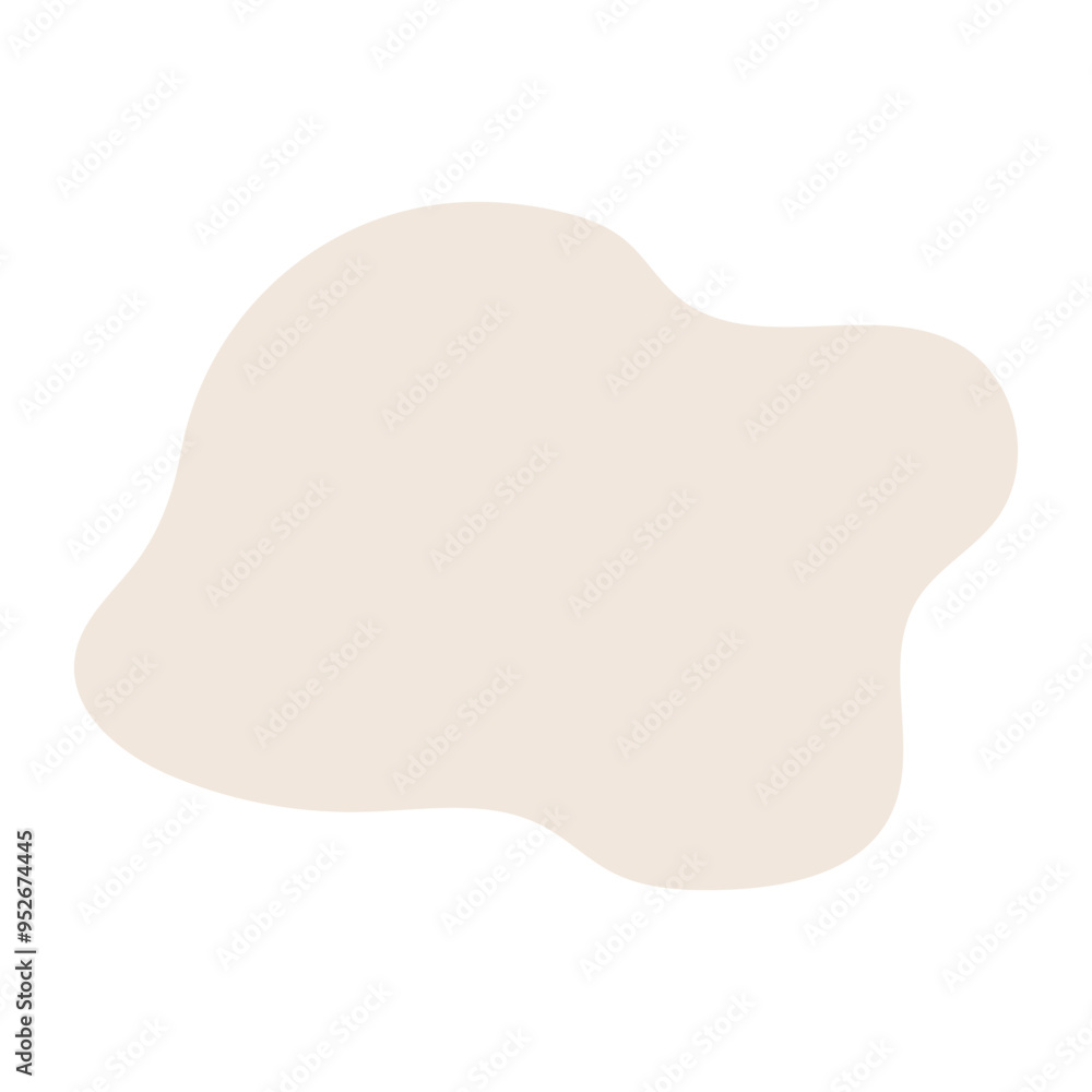 abstract blobs pastel brown for background