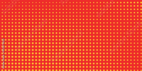 A yellow and orange background with a pattern of squares and dots.eps10