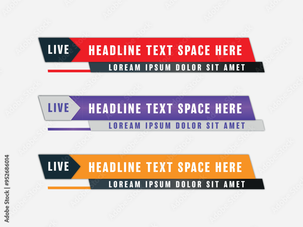 geometric modern lower third banner template design.Lower third wide banners with text space.
geometric modern lower third banner template design.Lower third wide banners with text space.