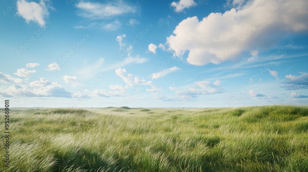 Wind sweeping across an open field bending tall grass Wind sweeping across an open field bending tall grass