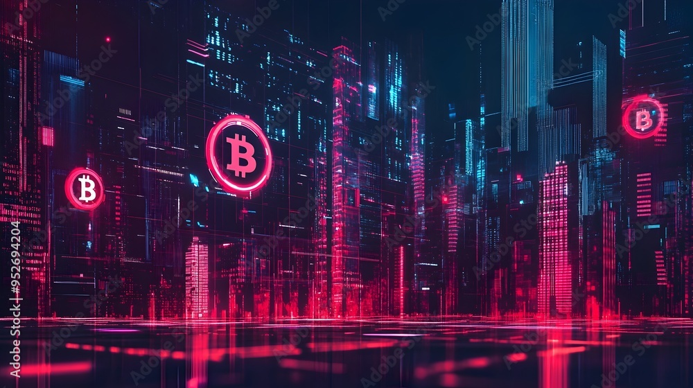 Innovative Blockchain Powered Fintech Software with Sleek Digital Interface and Futuristic Visuals Innovative Blockchain Powered Fintech Software with Sleek Digital Interface and Futuristic Visuals