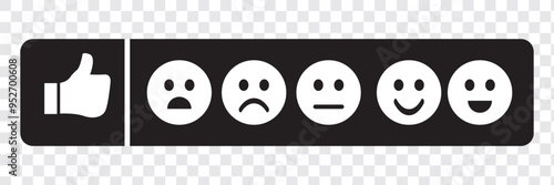 5 star rating. Positive review of customer. Feedback with satisfaction rating. Survey about quality service. Concept vector icon illustration. EPS 10.