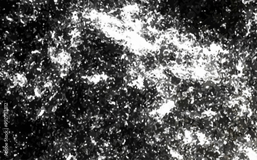 Grunge black and white pattern. Monochrome particles abstract texture