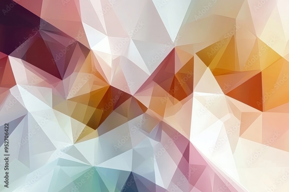 Abstract polygonal background with warm colors. Abstract polygonal background with warm colors.