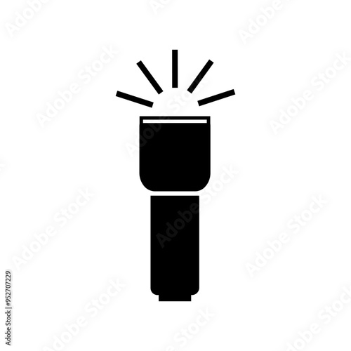 flashlight icon of glyph