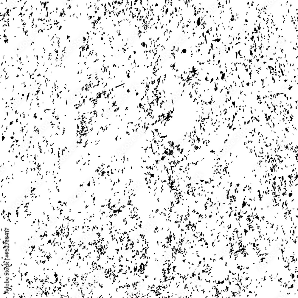 Obraz premium Grunge distressed seamless texture. Grainy monochrome overlay. Black and white rough noisy background.