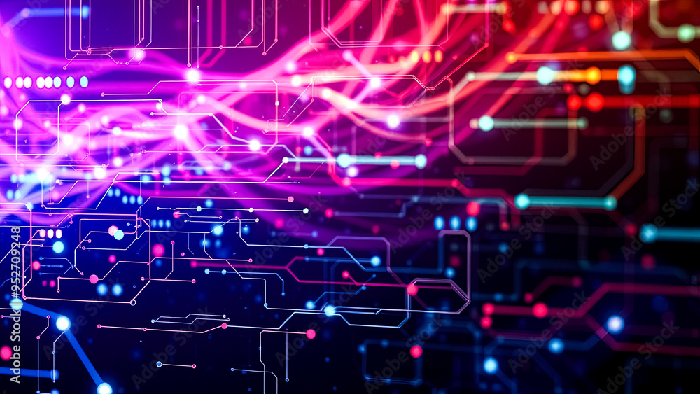 Abstract Circuit Board Background Abstract Circuit Board Background