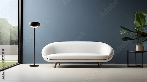 modern living room with sofa for interior designing