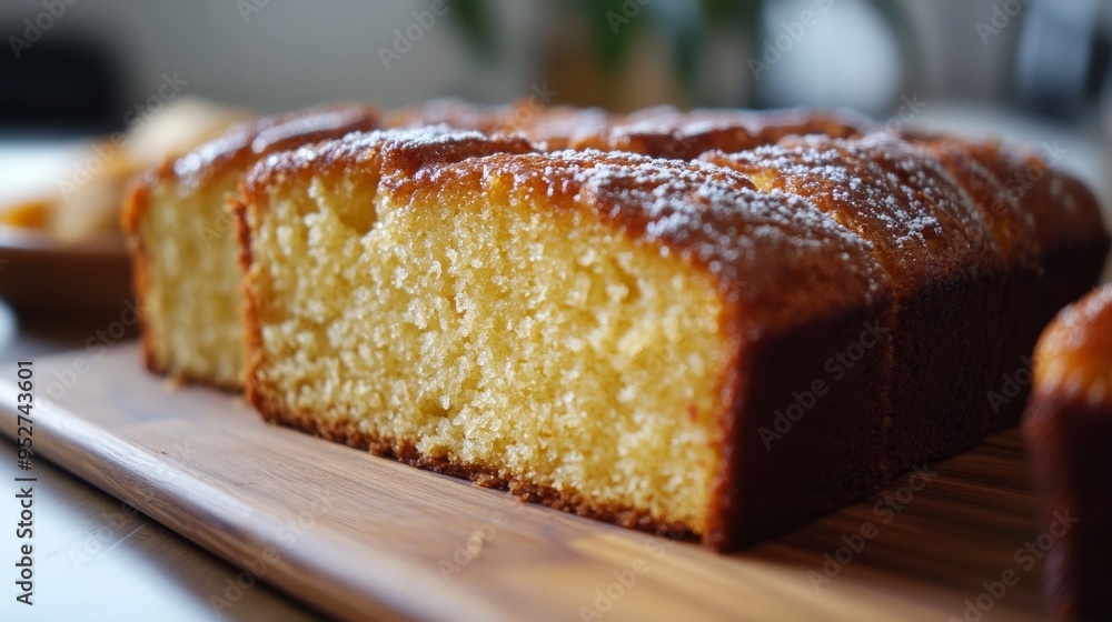 Just-baked sweet bread cake dessert Just-baked sweet bread cake dessert
