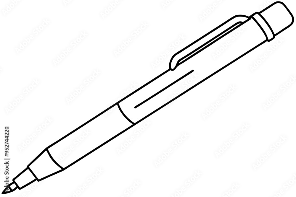 Minimalist Pen Art Vector Design Minimalist Pen Art Vector Design