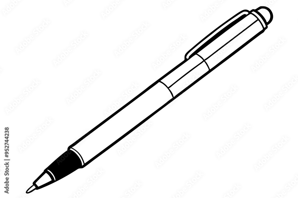 Minimalist Pen Art Vector Design Minimalist Pen Art Vector Design