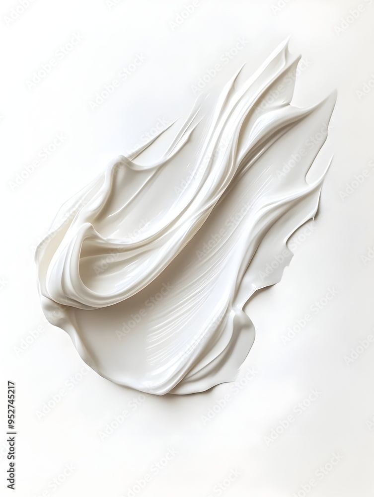 Closeup of a Vibrant Holistic Hair Mask Product on a Minimalist White Background Closeup of a Vibrant Holistic Hair Mask Product on a Minimalist White Background