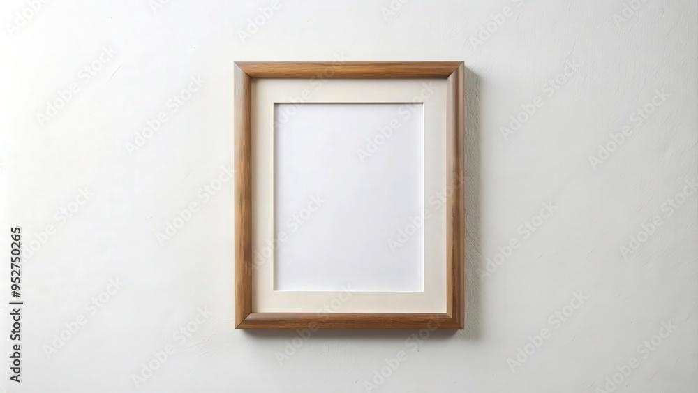 Blank picture frame hanging on a white wall with mock-up space , mock-up, wall art, frame, blank, interior design Blank picture frame hanging on a white wall with mock-up space , mock-up, wall art, frame, blank, interior design